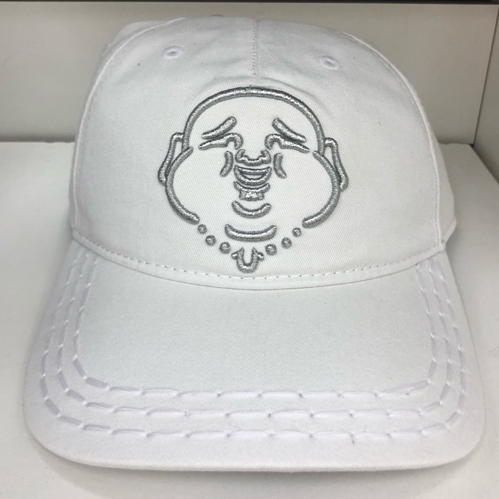 True Religion 3D Metallic Buddha Cap